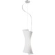 Conico Pendant - Satin Nickel / White