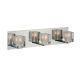 Blocs Bath Bar 2-Light - Chrome / Clear Blocs Bath Bar 2-Light - Chrome / Clear