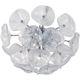 Cassini Ceiling Flush Mount - Chrome / Clear Murano Cassini Ceiling Flush Mount - Chrome / Clear Murano
