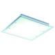 Contempra 4 Light Square Ceiling Flush Mount - Brushed Aluminum / White