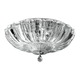 Pascale Ceiling Flush Mount - Chrome / Crystal