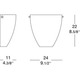 Finn White P Wall Sconce - /