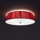 Lilith Ceiling Flush Mount - White / Red Lilith Ceiling Flush Mount - White / Red
