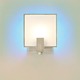 Mister Q Wall Sconce - Brushed Aluminum / White / Blue Mister Q Wall Sconce - Brushed Aluminum / White / Blue