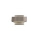 Alpha 7 Wall Sconce - Satin Nickel / White Alpha 7 Wall Sconce - Satin Nickel / White