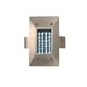 Led Wall Vertical Recessed Step Light - Stainless Steel / White
