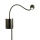 Night Owl Plug-In Wall Sconce - Bronze / 