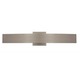 Regal Wall Sconce - Satin Nickel / White