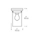 Clark Ceiling Flush Mount -  / 