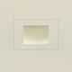 Aurora Square 2 Inch Accent Housing and Trim - Painted / White Aurora Square 2 Inch Accent Housing and Trim - Painted / White