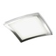 Basic Square Ceiling Flush Mount - Chrome / White Basic Square Ceiling Flush Mount - Chrome / White