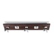 Wood Ceiling Flush Mount - Chrome / Wenge Wood Wood Ceiling Flush Mount - Chrome / Wenge Wood