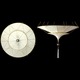 Scheherazade 2 Tier Plain Suspension - Brass / Ivory Plain Scheherazade 2 Tier Plain Suspension - Brass / Ivory Plain