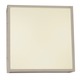 Garbo F2 Square Ceiling Flush Mount - Satin Nickel / Opal