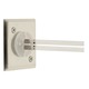 Monorail 2 Inch Square End-Feed Canopy - Satin Nickel Monorail 2 Inch Square End-Feed Canopy - Satin Nickel /