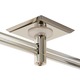 Monorail 2 Inch Square Single Feed Canopy - Satin Nickel Monorail 2 Inch Square Single Feed Canopy - Satin Nickel /