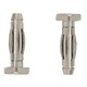 Monorail End Caps - Satin Nickel Monorail End Caps - Satin Nickel /