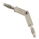 Monorail Flexible Conductive Connector - Satin Nickel Monorail Flexible Conductive Connector - Satin Nickel /