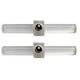 Monorail Straight Isolating Connector - Clear Monorail Straight Isolating Connector - Clear /