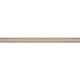 Monorail Straight Rail - Polished Nickel / Clear
