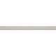 Monorail Straight Rail - Satin Nickel / Clear