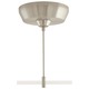 Monorail 300W 24V Extended Surface Mount Transformer - Polished Nickel / 