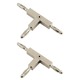 Monorail T Conductive Connector - Satin Nickel Monorail T Conductive Connector - Satin Nickel /