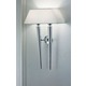 3108 2 Light Wall Sconce - Chrome / White 3108 2 Light Wall Sconce - Chrome / White