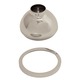 S6 Round Shade Accessory - Polished Nickel S6 Round Shade Accessory - Polished Nickel /