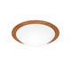 Nova Ceiling Flush Mount W / Glass Ring - Copper Foil / White Nova Ceiling Flush Mount W / Glass Ring - Copper Foil / White