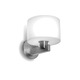 A-2415 Wall Sconce - Brushed Nickel / White