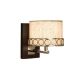 Astoria Wall Sconce - Polished Nickel / Oatmeal Linen