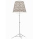 Baby Gilda Floor Lamp - Nickel / Beige / White