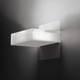 Beta Wall Sconce - White Lacquered Metal / White