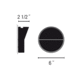 Beta Round Wall Sconce - /