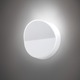 Beta Round Wall Sconce - White Lacquered Metal / White Beta Round Wall Sconce - White Lacquered Metal / White