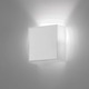 Beta Square Wall Sconce - White Lacquered Metal / White