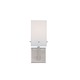 Casino Wall Sconce  - Satin Nickel / Opal