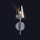 Chic 1 Light Wall Sconce - Chrome / Clear