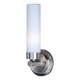 Cilandro 1 Light Wall Sconce - Satin Nickel / White Cilandro 1 Light Wall Sconce - Satin Nickel / White