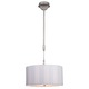 Cirque Pendant / Wall Sconce - Matte Nickel / White Cirque Pendant / Wall Sconce - Matte Nickel / White
