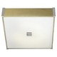 Citadel Wall / Ceiling Mount - Maple/Satin Nickel / White