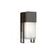Clybourn CFL Outdoor Wall Sconce - Bronze / Etched / Clear Clybourn CFL Outdoor Wall Sconce - Bronze / Etched / Clear