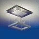 Della Luna Suspension W / Network Sculpture - Brushed Anodized Aluminum / Stainless Steel / Polished Stainless Steel Della Luna Suspension W / Network Sculpture - Brushed Anodized Aluminum / Stainless Steel / Polished Stainless Steel