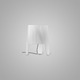 Dress Table Lamp - Black / White