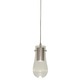 Drop Suspension - Satin Nickel / Clear Drop Suspension - Satin Nickel / Clear