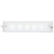 Edge Bath Bar - Satin Nickel / Opal White Edge Bath Bar - Satin Nickel / Opal White