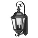 Edgewater Exterior Wall Sconce - Black / Seedy Glass Edgewater Exterior Wall Sconce - Black / Seedy Glass