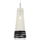Freejack Fili Pendant - Satin Nickel / Milk/Black Freejack Fili Pendant - Satin Nickel / Milk/Black