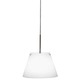 Freejack Chapeau Pendant - Matte Satin Nickel / White Opal
